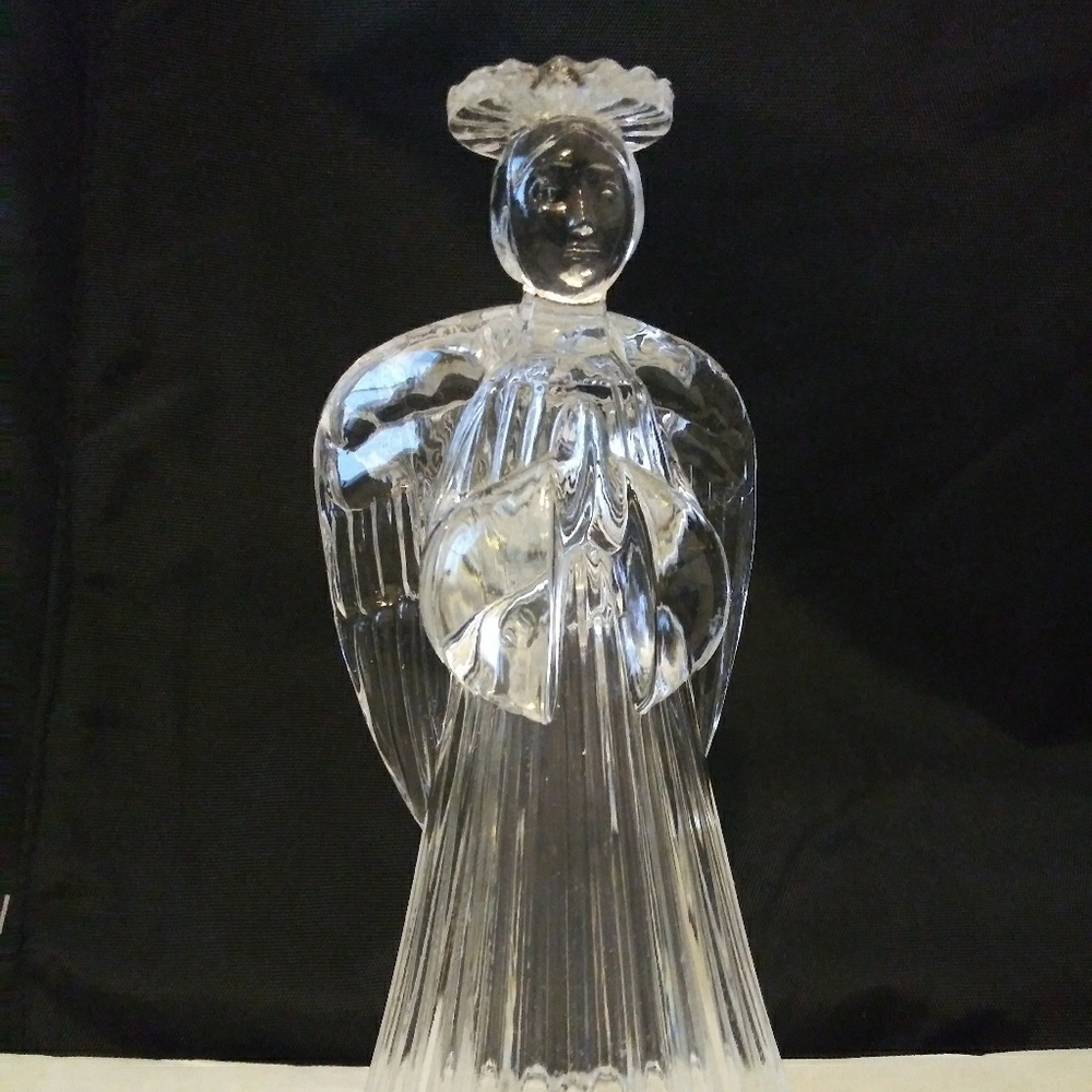 Crystal Angel Candle Holder